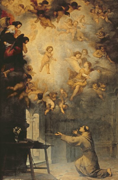 Vision of St. Anthony of Padua by Bartolomé Esteban Murillo